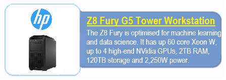 HP Z8 Fury G5 workstations